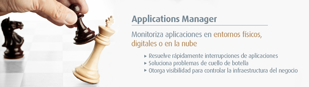 Applications Manager - Monitoriza aplicaciones en ambientes físicos, digitales o en la nube