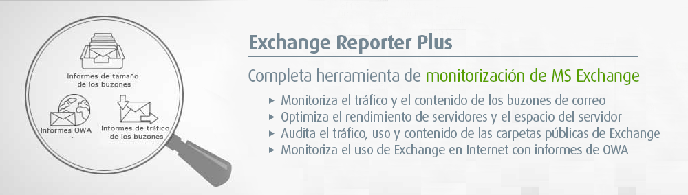 Exchange Reporter Plus - Completa herramienta de monitorización de MS Exchange